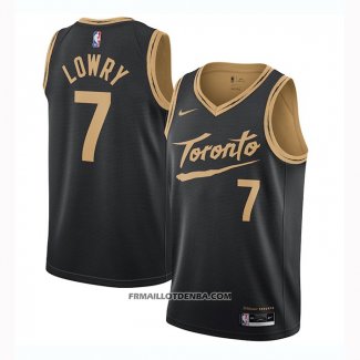 Maillot Tornto Raptors Kyle Lowry Ville 2020-21 Noir